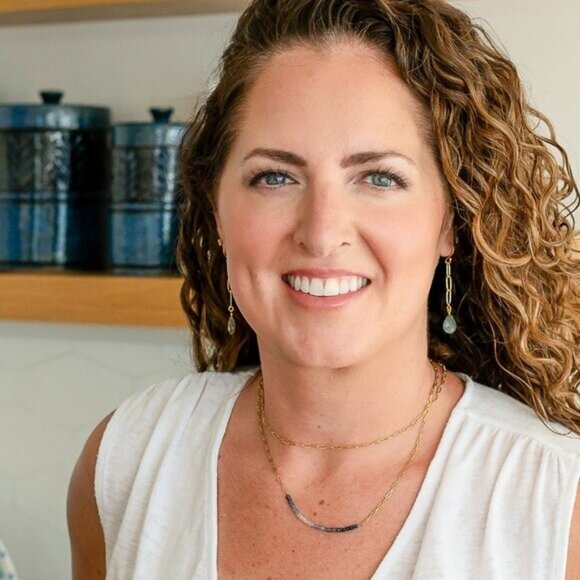 Blue Sapphire Necklace Ombre Sapphire Beaded Necklace Non-tarnish Gold Necklace - Picture 10 of 13